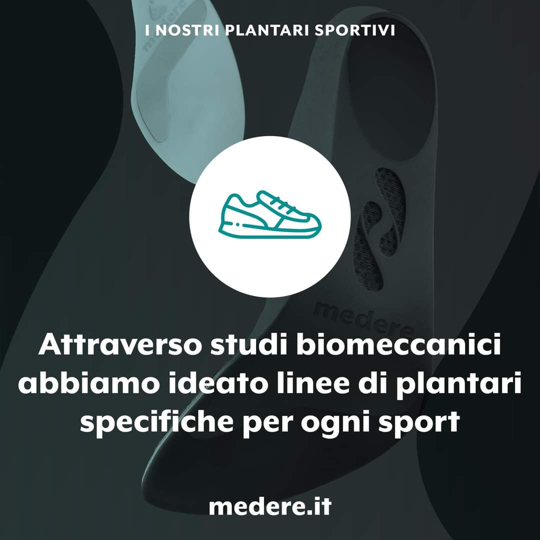 Plantare MEDERE - studio biomeccanico specifico per calcio e futsal 